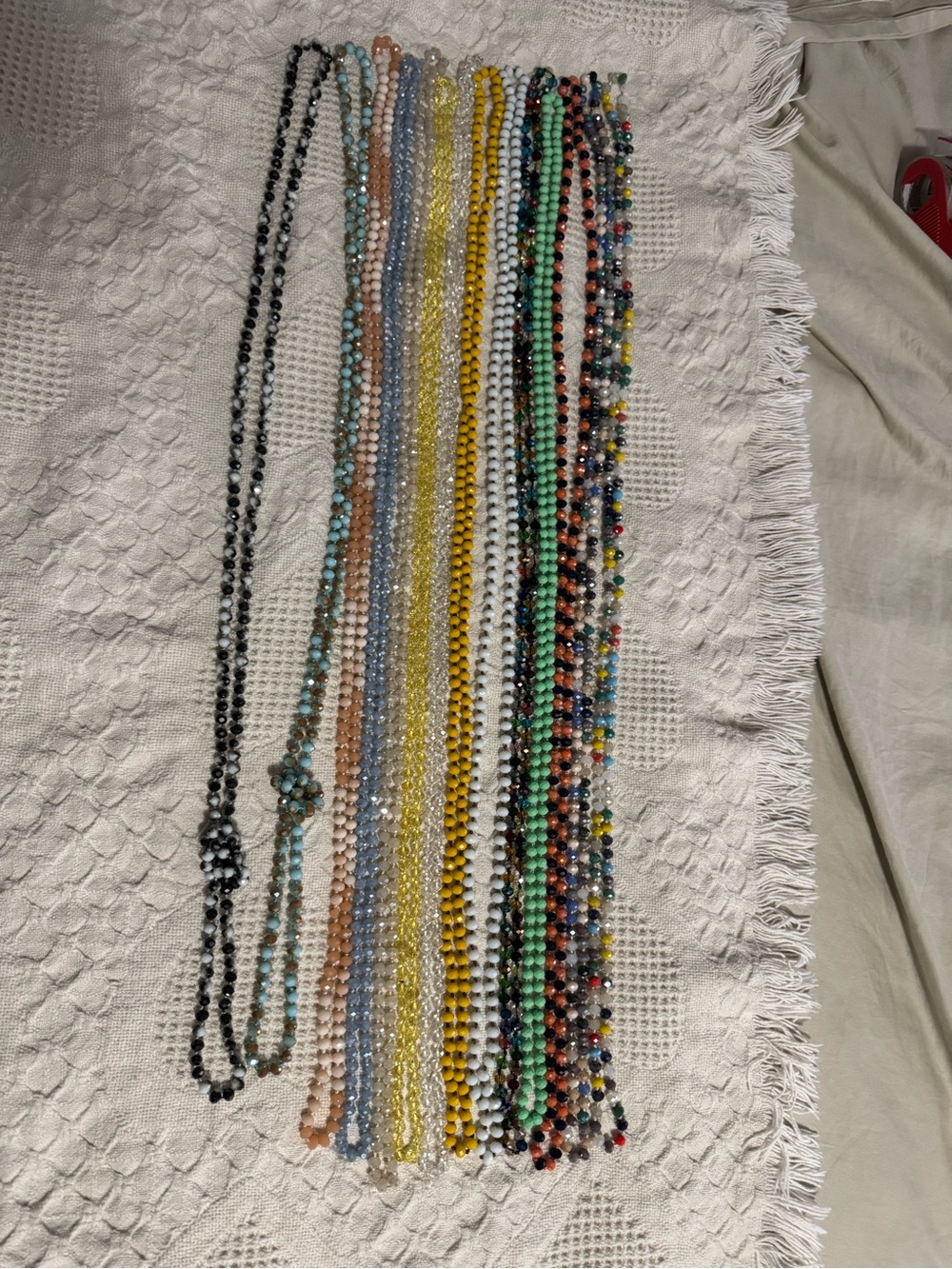 Multicolor Beaded long necklaces 14 total- Women's Jewelry - Picture 3 of 3